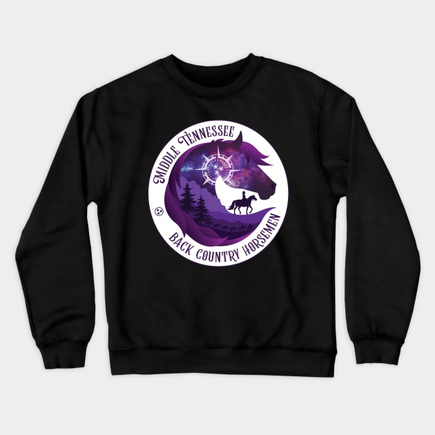 Middle TN Back Country Horsemen • Galaxy Crewneck Sweatshirt by FalconArt